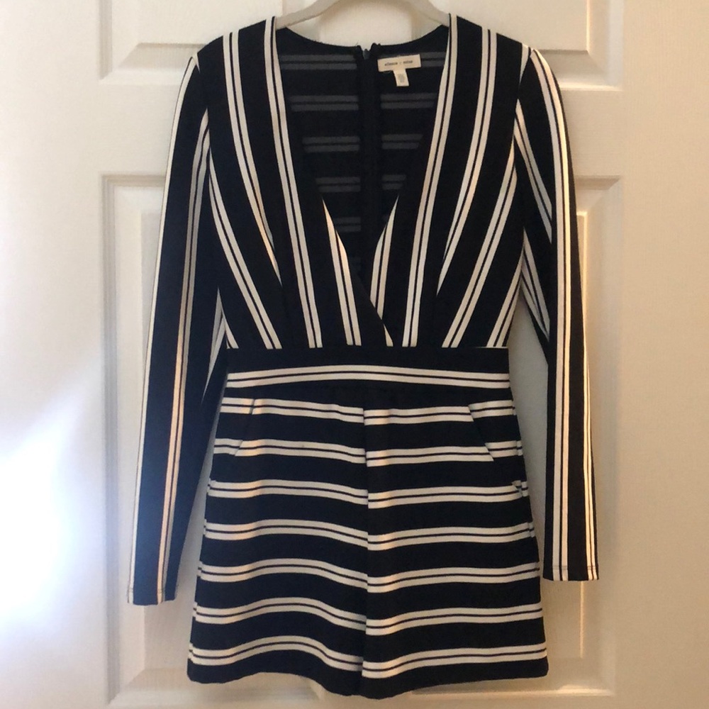 Black & White Romper